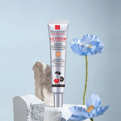 Moisturizing CC Cream - Waterproof Makeup & Concealer Moisturizing Correcting CC Cream Waterpr | Ectron Online