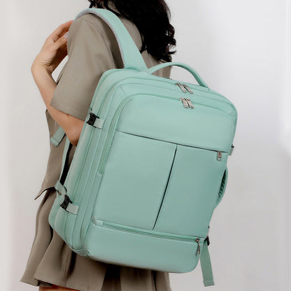 Unisex Large Business Backpack | Multiple Pocket Travel Computer Bag Large Capacity Backpack For Women Men Mu | Ectron Online
