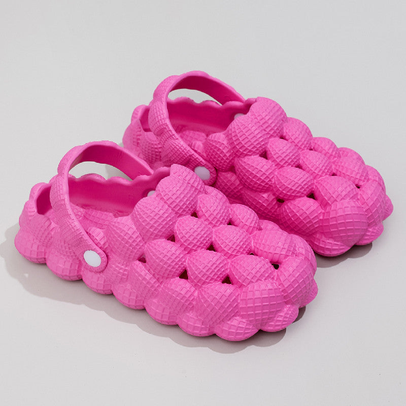 Womens Soft Sole Bubble Clogs Lightweight Solid Color Slippers Womens Soft Sole Bubble Clogs Lightweigh | Ectron Online