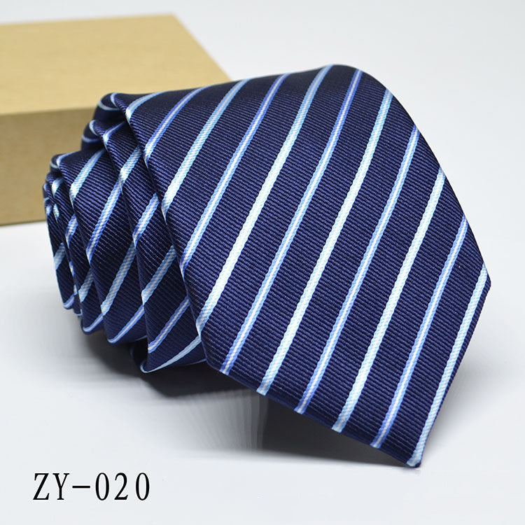 New Men's Hot Sale 1200D Striped Tie Men's Tie | Ectron Online