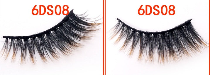 Gradient Color 6D Mink Fake Eyelashes