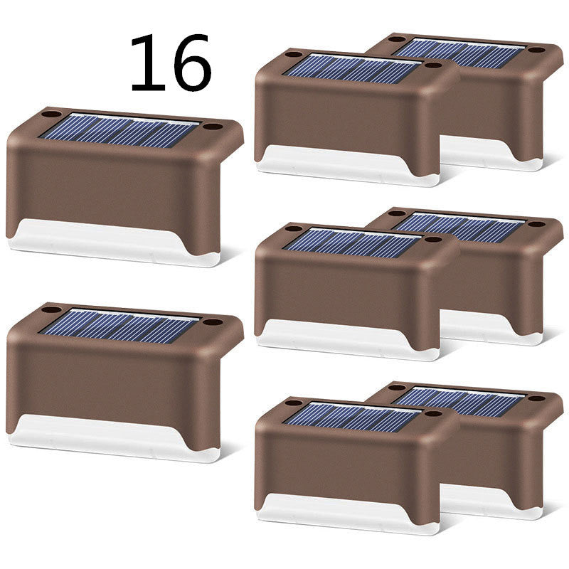 New Upgrade Waterproof LED Solar Fence Lamp Solar Deck Lights Solar Step Light Outdoor For Patio Stairs Garden Pathway Step Yard New Upgrade Waterproof LED Solar Fence L | Ectron Online