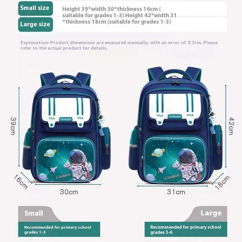 Kids Astronaut Cartoon Backpack | Lightweight Waterproof School Bag Student Waterproof And Lightweight Astro | Ectron Online