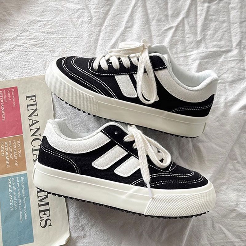 Women’s Fashion Platform Retro Board Shoes – Easy to Match Women's Fashion Platform Retro Easy Matc | Ectron Online