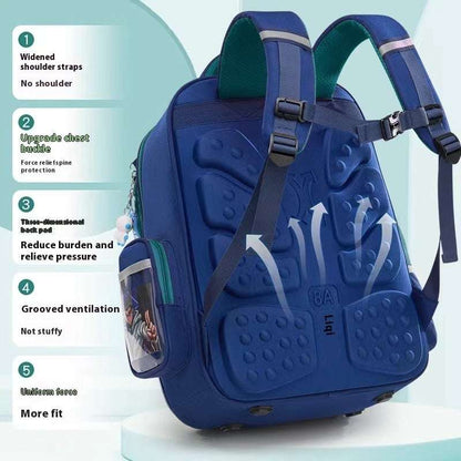 Kids Astronaut Cartoon Backpack | Lightweight Waterproof School Bag Student Waterproof And Lightweight Astro | Ectron Online