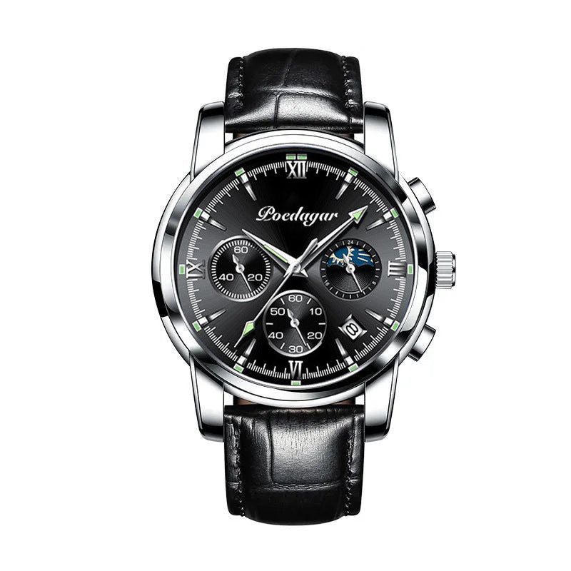 Men's Multi-Function Quartz Watch Multifunctional Men's Watch Luminous Wat | Ectron Online