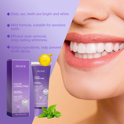 Purple Toothpaste Gentle Care Teeth