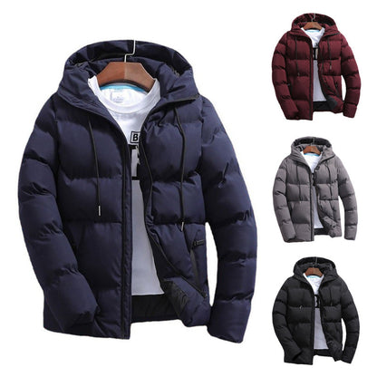 Men's Pure Cotton Padded Jacket New Men's Pure Cotton Padded Jacket Hood | Ectron Online
