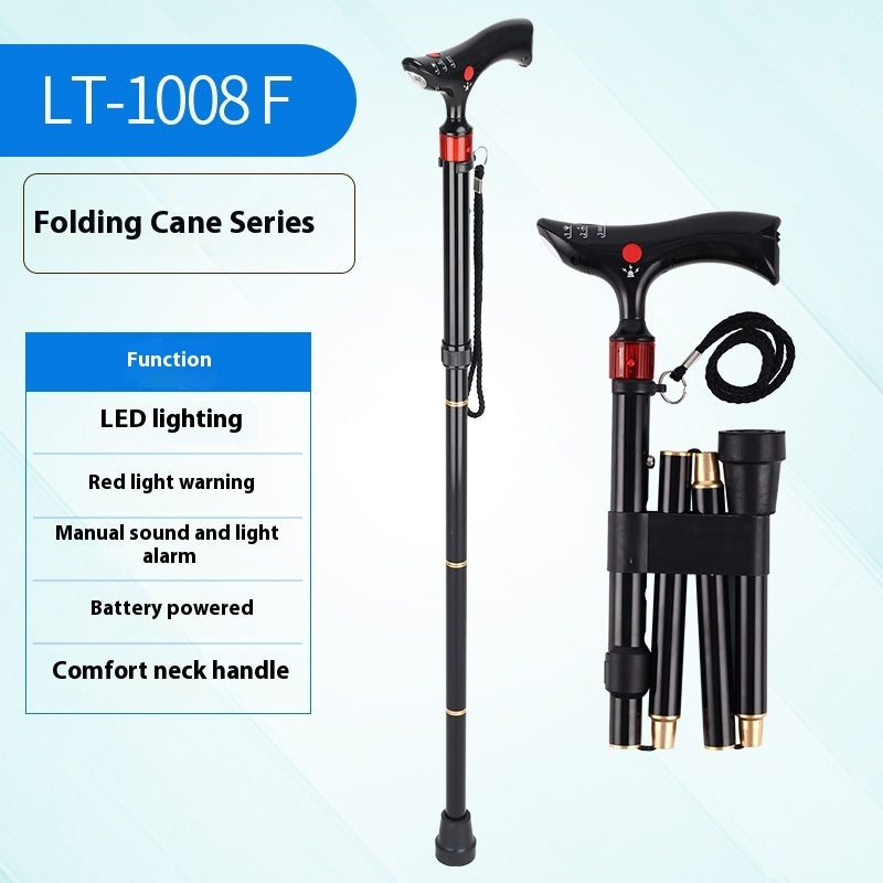 Multifunctional Non-Slip Smart Retractable Folding Cane Multifunctional Non-slip Smart Retractab | Ectron Online