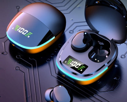 G9S Bluetooth Headset Cool Breathing Light Touch Digital Headphones