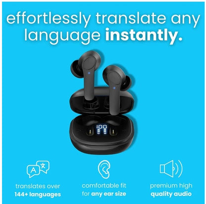Real-Time Translator Earbuds | 144 Languages Online & Offline Support Translator Earbuds 144 Languages Real Ti | Ectron Online