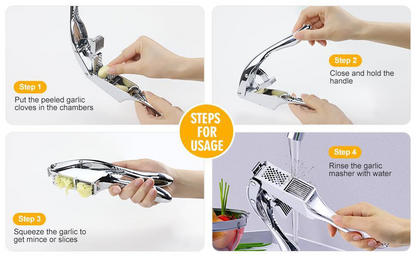 Two-in-one Multifunctional Garlic Press