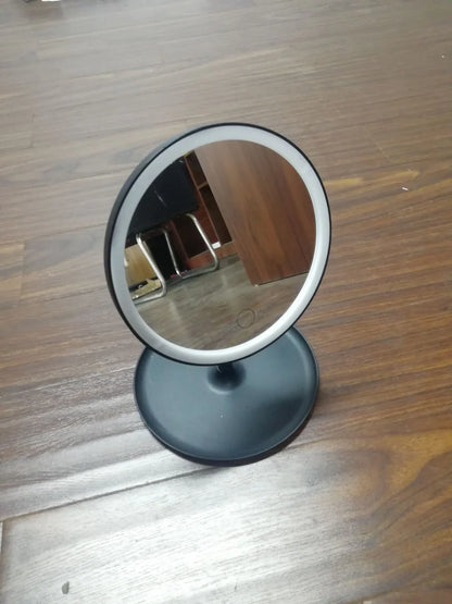 Hot-Selling Makeup Mirror Led Light Mirror Portable Three-Color Adjustable Vanity Mirror Desktop Beauty Dormitory Makeup Mirror With Light