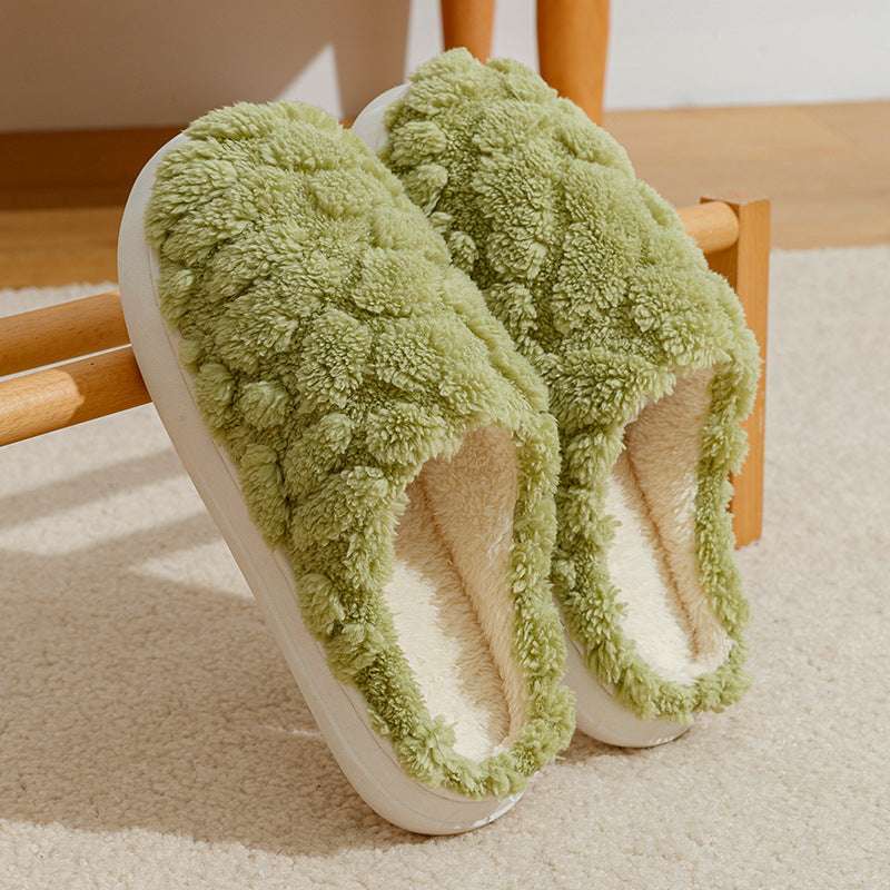 Unisex Cartoon Plush Slippers – Fuzzy, Anti-Skid & Comfy Home Fuzzy Slipper Unisex Cartoon Winter | Ectron Online