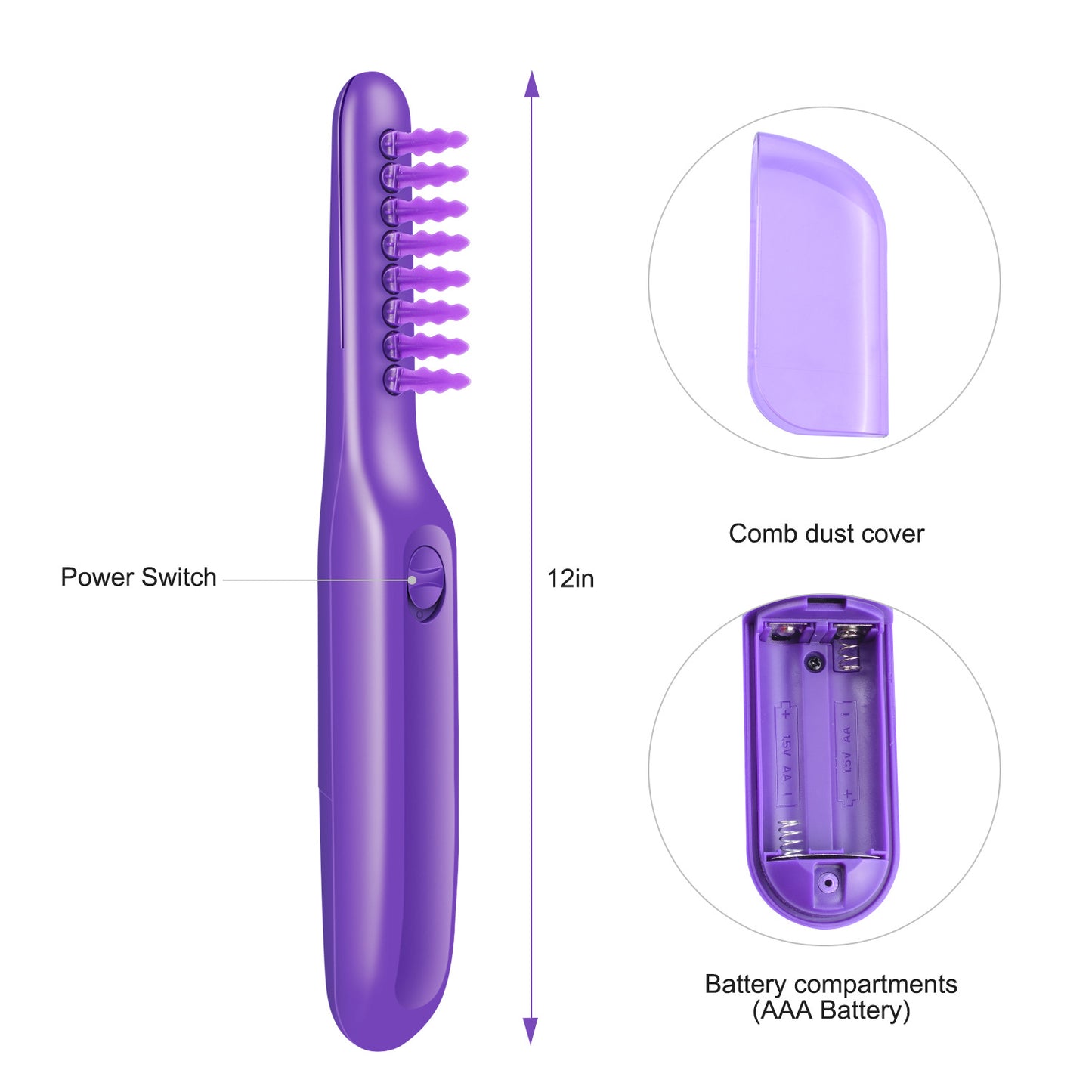 Electric Detangling Brush & Scalp Massager