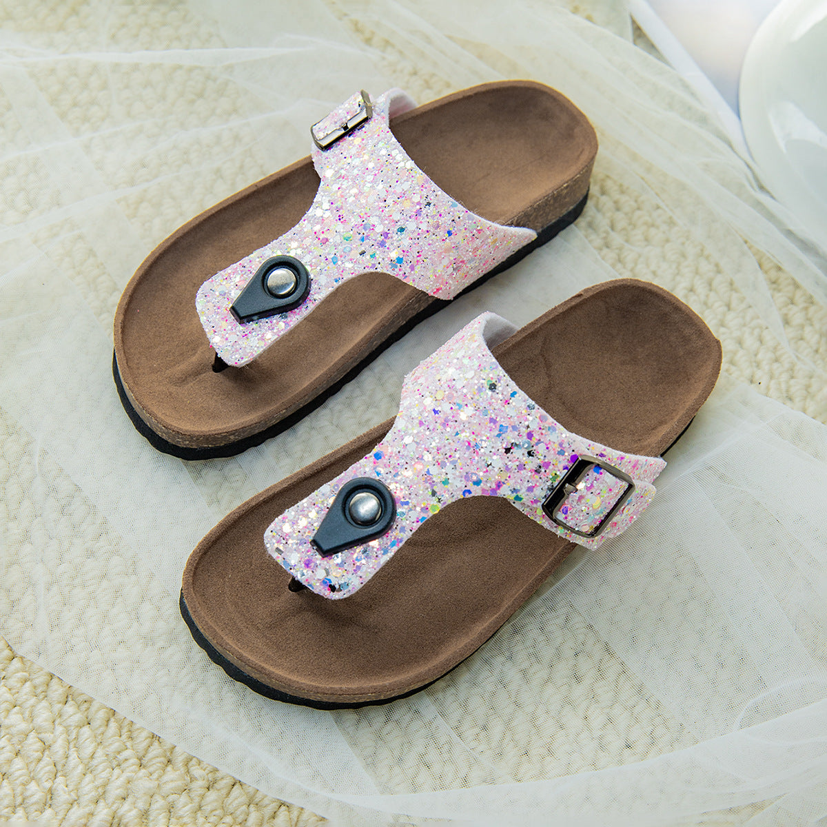 Cork Flip-flops Couples Shoes Beach Outdoor Slippers Cork Flip-flops Couples Shoes Beach Outd | Ectron Online