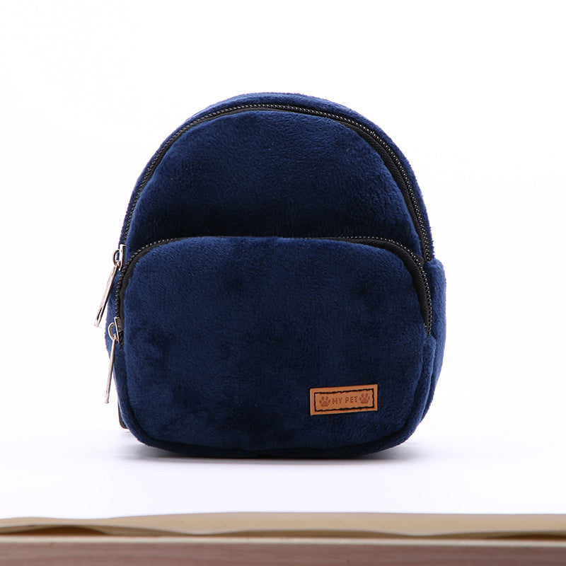 Flannel Cat Dog Portable Backpack For Snacks Flannel Cat Dog Portable Backpack For Sn | Ectron Online