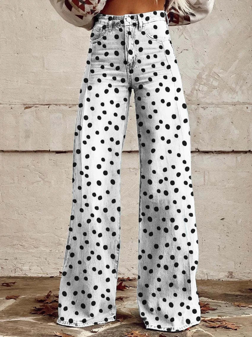 European And American Plus Size Women's Denim Casual Pants European And American Plus Size Women's | Ectron Online