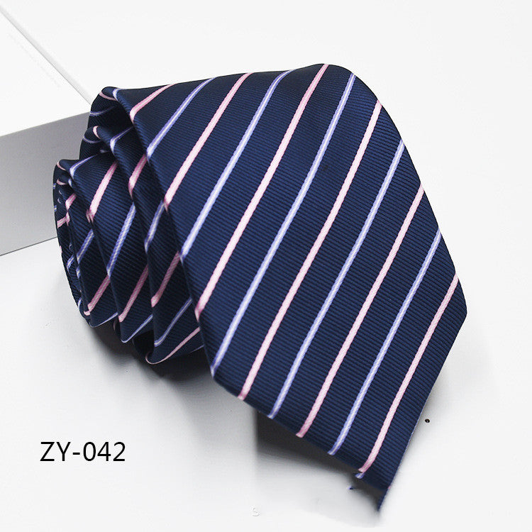 New Men's Hot Sale 1200D Striped Tie Men's Tie | Ectron Online