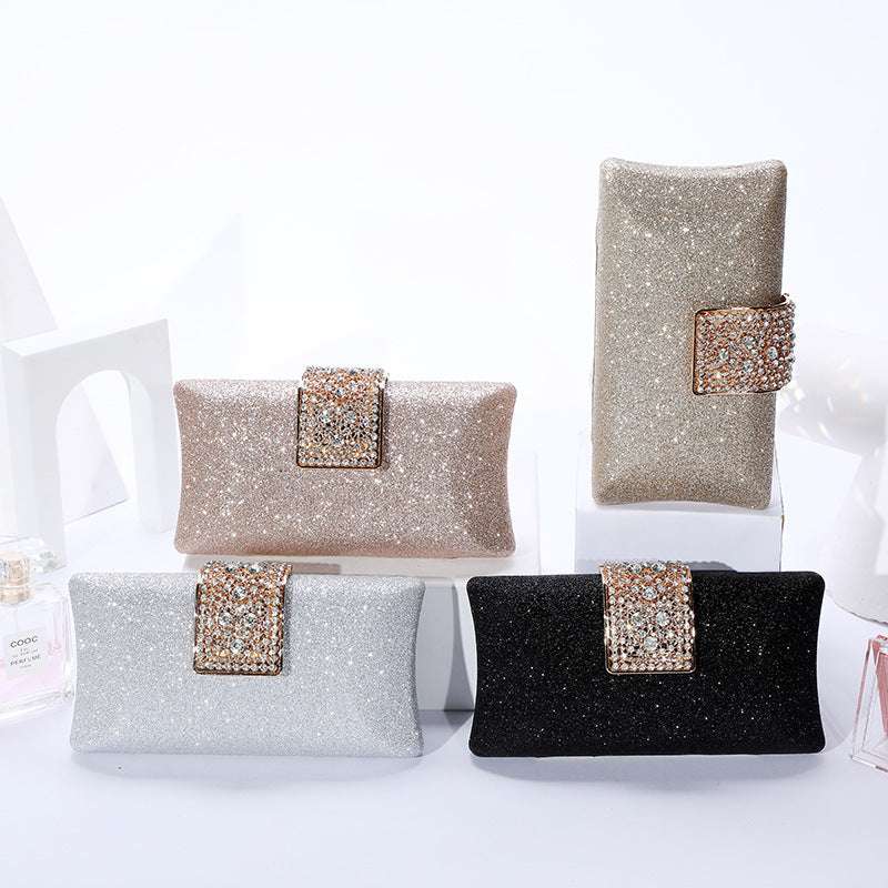 Banquet Bag Elegant Socialite Cheongsam Clutch Rhinestone Wallet