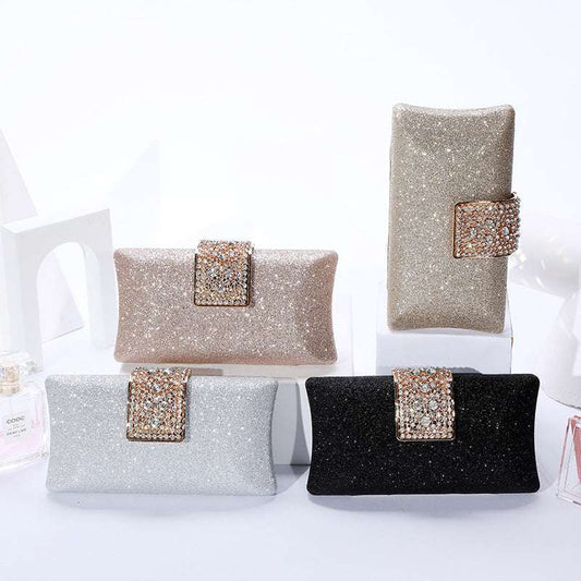 Banquet Bag Elegant Socialite Cheongsam Clutch Rhinestone Wallet