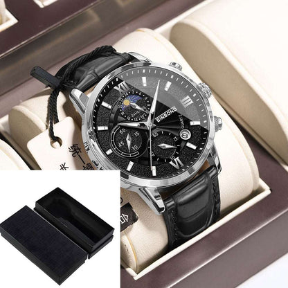 Men's Simple Chronograph Watch Simple Multifunctional Chronograph Water | Ectron Online