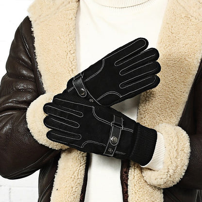 Warm Gloves Men's Autumn And Winter Touch Screen Gloves