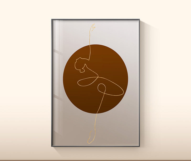 Green Wall Decor | Leaf-Themed Canvas Art Plant Leaf Wall Art Canvas Painting | Ectron Online