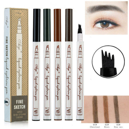 Long Lasting Waterproof Microblading Liquid Eyebrow Pen Pencil