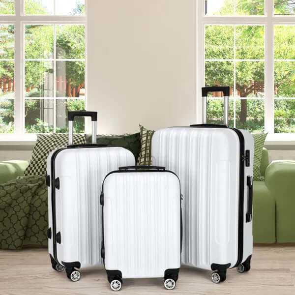 3-in-1 Multifunctional Large Capacity Travel Suitcase - Pearl White 3-in-1 Multifunctional Large Capacity Tr | Ectron Online