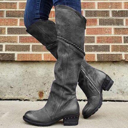 Women's Round Head Martin Shoes Women's Round Head European And American | Ectron Online