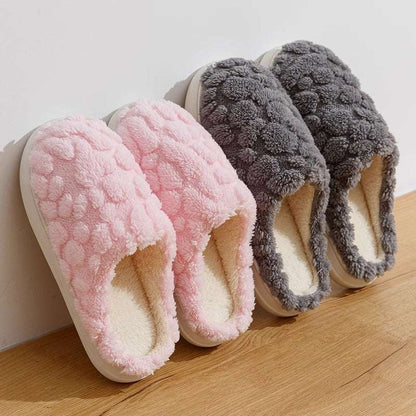 Unisex Cartoon Plush Slippers – Fuzzy, Anti-Skid & Comfy Home Fuzzy Slipper Unisex Cartoon Winter | Ectron Online