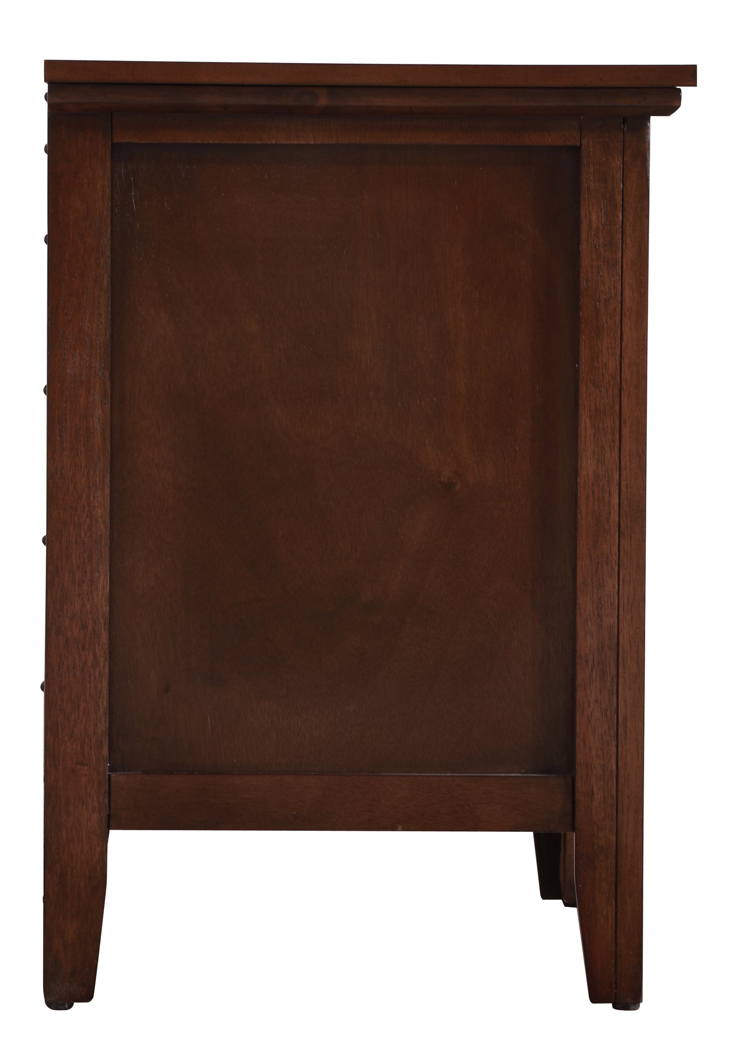 Hammond 3-Drawer Nightstand - Cappuccino Bedside Storage