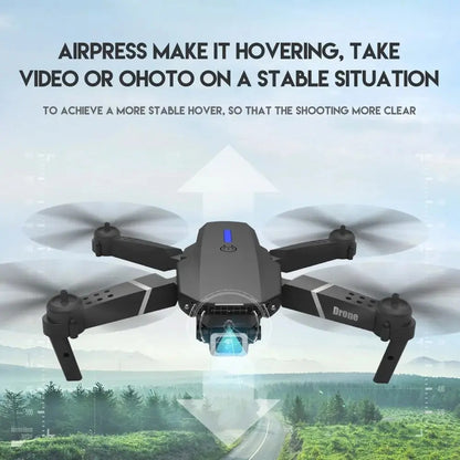 2025 E88 Pro Mini Drone with Screen Control | 4K Dual Camera & LED 2025 E88 Pro Mini Drone With Screen Cont | Ectron Online