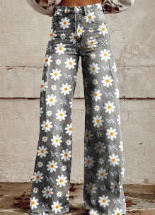 European And American Plus Size Women's Denim Casual Pants European And American Plus Size Women's | Ectron Online