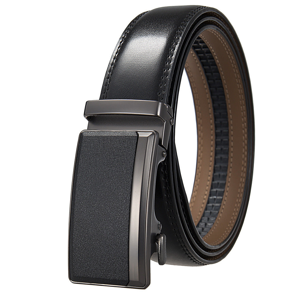 Men's Leather Belt - Business - Split Leather Men's Belts | Ectron Online