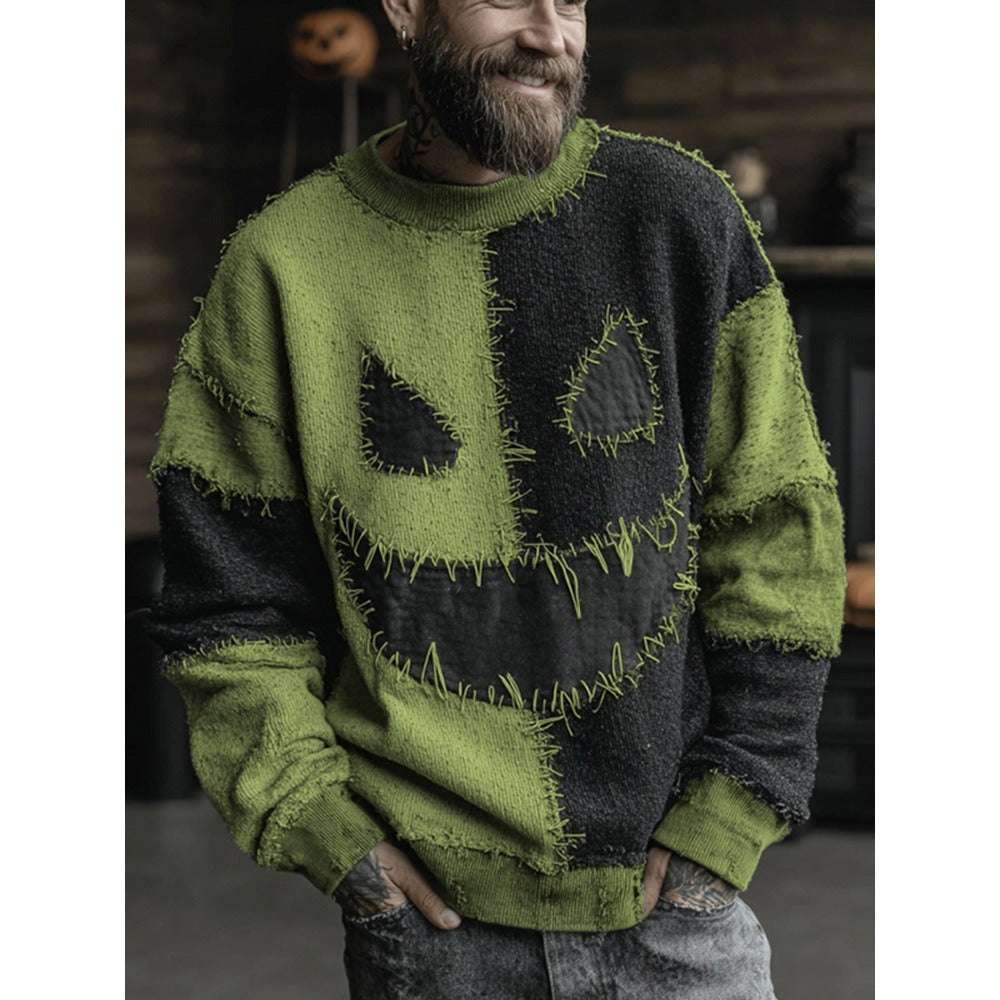 Halloween Men And Women Same Style Loose Sweater