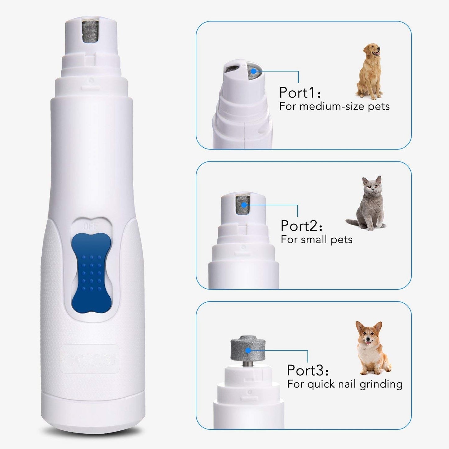 Household Simple Pet Electric Automatic Nail Polisher