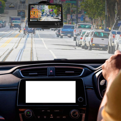 1296P 3-Lens Car Dash Cam - Front, Interior & Rear DVR Recorder 1296P Car DVR Dash Camera 4In 3 Lens Veh | Ectron Online