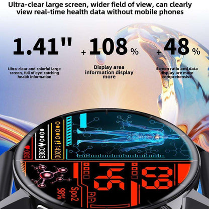 Smart Watch Health Manager | Non-Invasive Blood Glucose & ECG Monitor Smart Watch Non-Invasive Blood Glucose B | Ectron Online