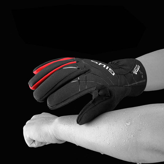 Cycling Gloves Thickened Plus Velvet Windproof