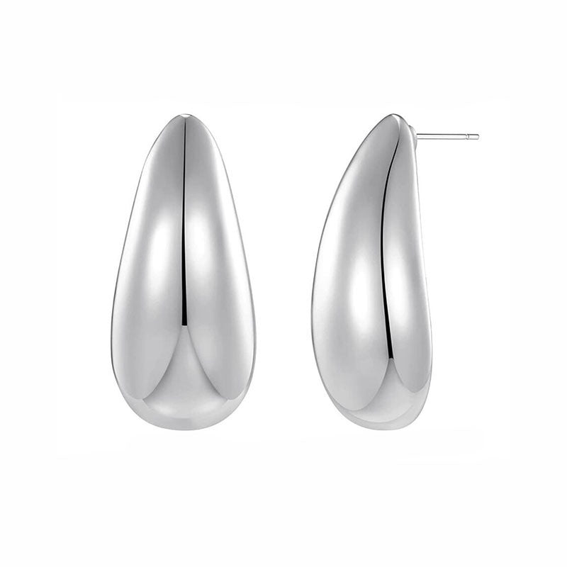 Metal Water Drop Earrings: A Touch of Niche Luxury Earrings | Ectron Online