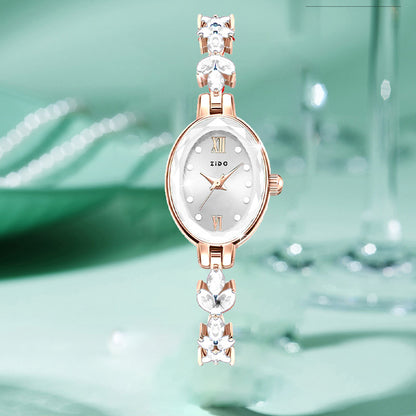 Simple Fashion Sports Waterproof Oval Women's Wrist Watch