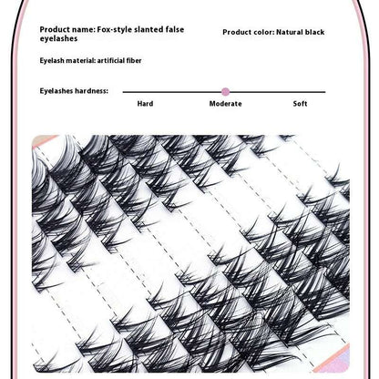Fox Eye False Eyelashes Fox Eye Ten Rows Of False Eyelashes Obli | Ectron Online