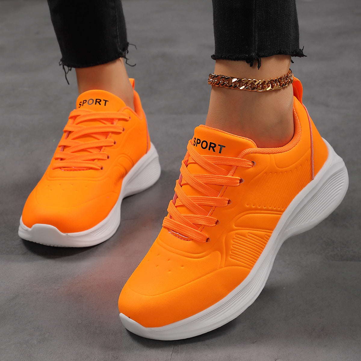 Women's Pure Black Sneakers for Autumn Pure Black Sneakers Women's Autumn | Ectron Online
