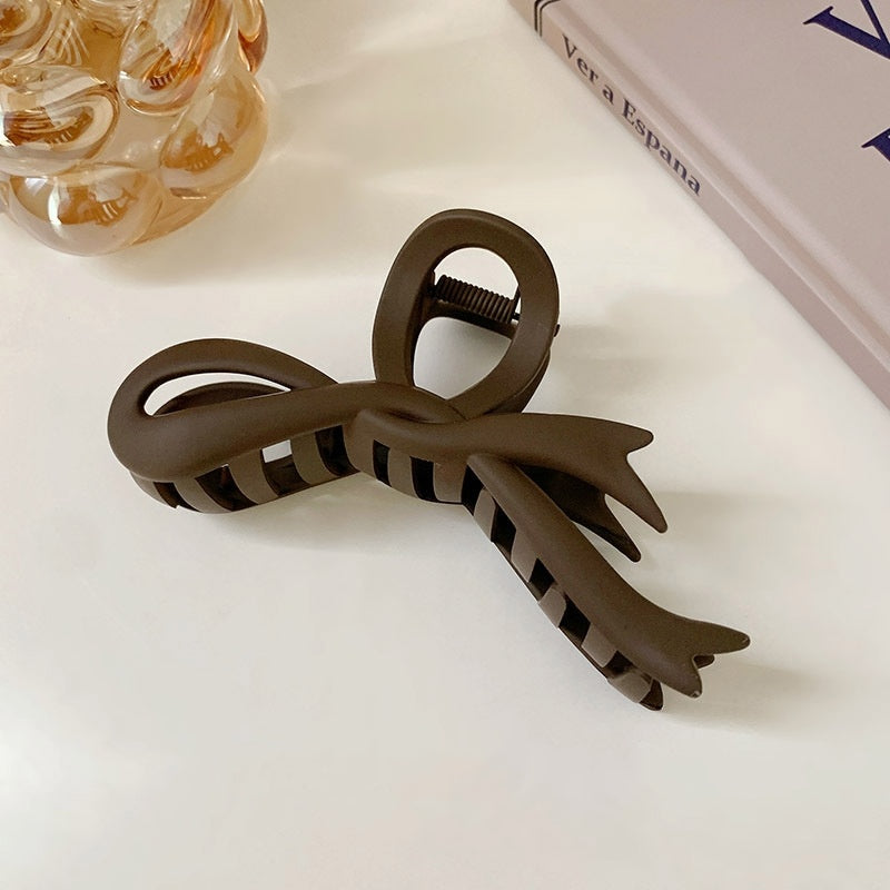 Maillard Bowknot Hair Grip – Elegant 12cm Accessory for Women Maillard Ribbon Bowknot Grip Advanced Se | Ectron Online