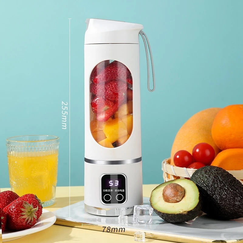 Portable Dual-Motor 12-Blade Juicer Cup