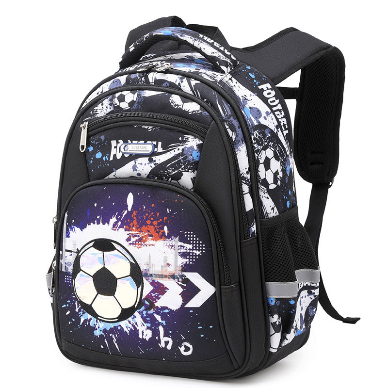 Football Schoolbag for Boys – Durable & Spacious Backpack Football Schoolbag Elementary School Boy | Ectron Online