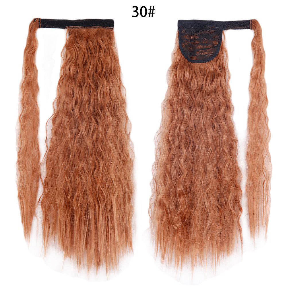Water Wave Ponytail Wig - Elegant & Easy Style Ponytail Wig Water Wave Velcro Banding C | Ectron Online