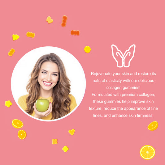 Collagen Peptide Gummies - Bioactive Skin, Hair & Nail Support